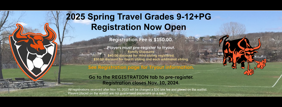 2025 Spring Travel Grades 9-12+PG Now Open